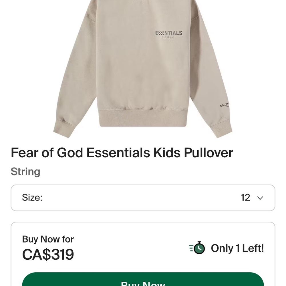 Essentials Fear of God - Picture 7 of 7
